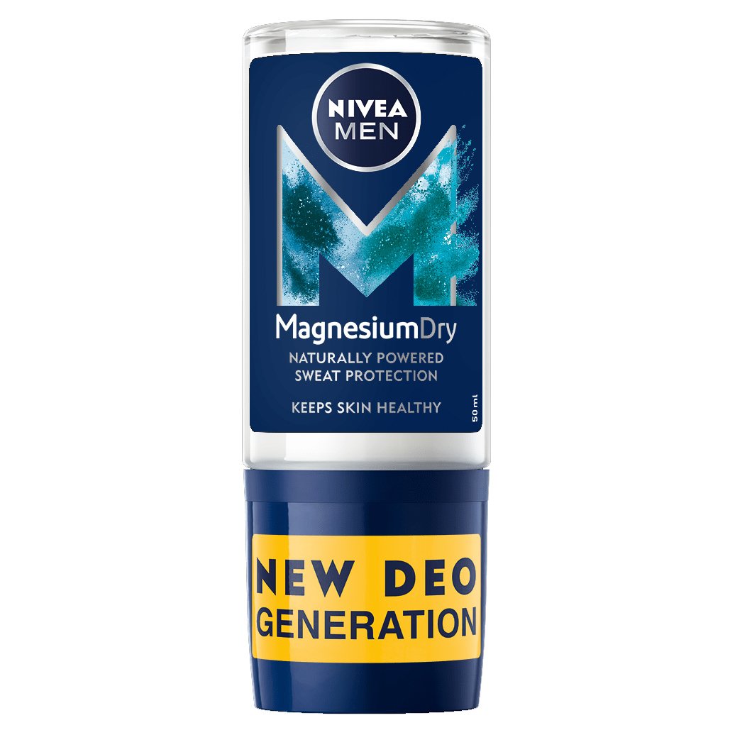 Nivea Men Magnesium Dry 48h Protection Roll on Deo Ανδρικό Αποσμητικό 48ωρης Προστασίας με Ενεργό Μαγνήσιο 50ml Promo -40%