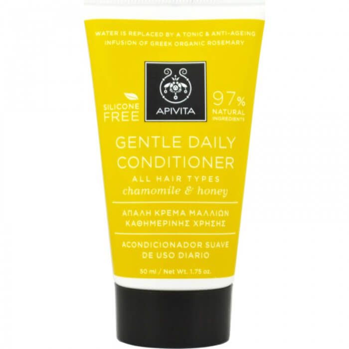 Apivita Propoline Gentle Daily Conditioner Κρέμα Για Απαλά Μαλλιά Για Όλους Τους Τύπους Με Χαμομήλι & Μέλι 50ml