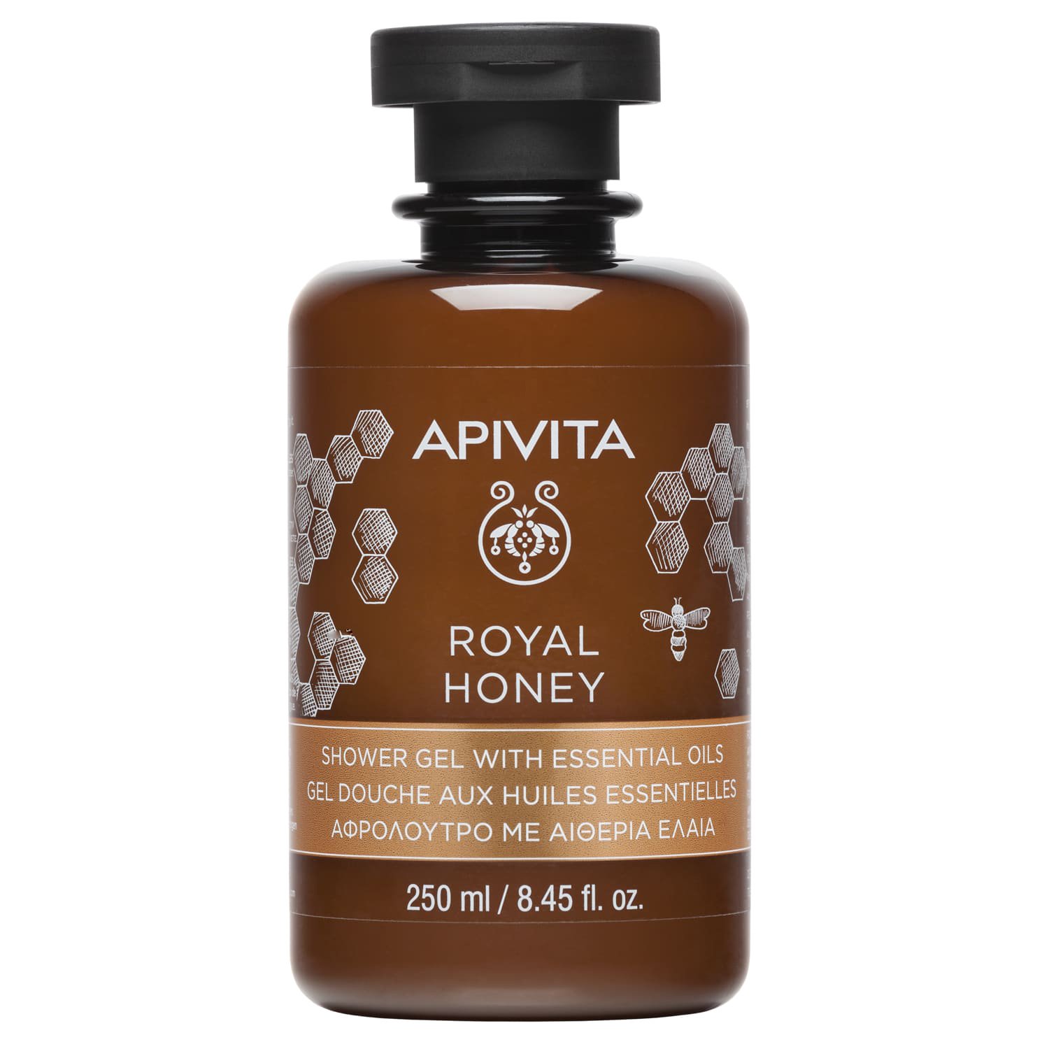 Apivita Apivita Royal Honey Shower Gel with Essential Oils Ενυδατικό Αφρόλουτρο με Αιθέρια Έλαια 250ml