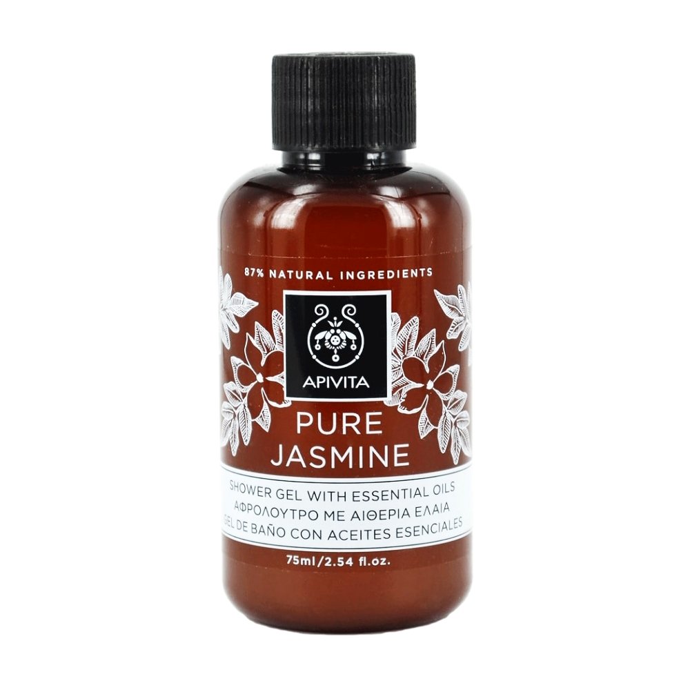 Apivita Pure Jasmine Γιασεμί Αφρόλουτρο με Αιθέρια Έλαια 75ml
