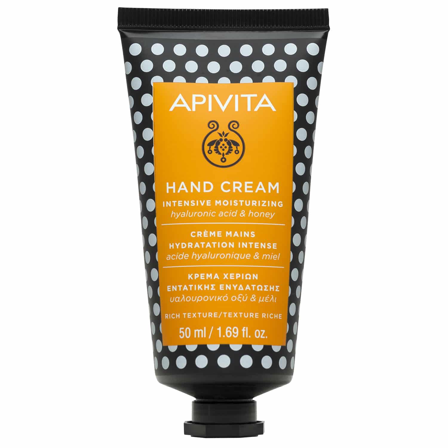 Apivita Apivita Intensive Moisutrizing Hand Cream Κρέμα Χεριών Εντατικής Ενυδάτωσης με Υαλουρονικό Οξύ & Μέλι 50ml