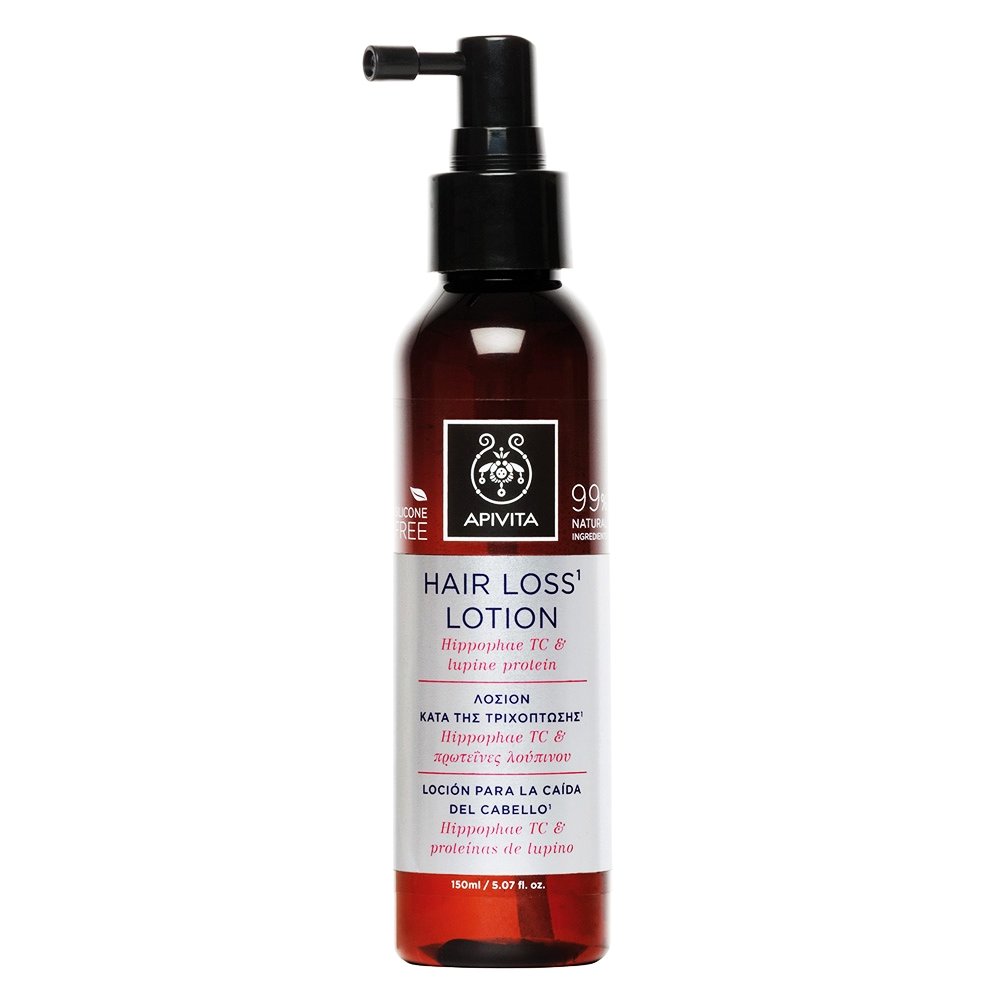 Apivita Tonic Hair Loss Lotion Spray Λοσιόν Kατά της Τριχόπτωσης με Hippophae TC & Πρωτεΐνες Λούπινου 150ml