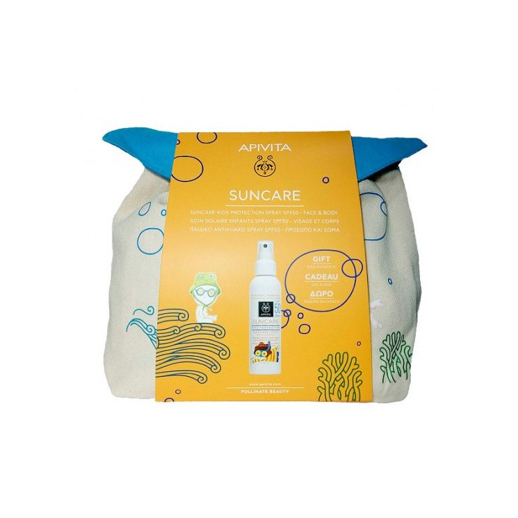 Apivita Πακέτο Προσφοράς Suncare Kids Protection Face & Body Spray Spf50 με Αλόη & Καλέντουλα 150ml & Δώρο Παιδικό Backpack