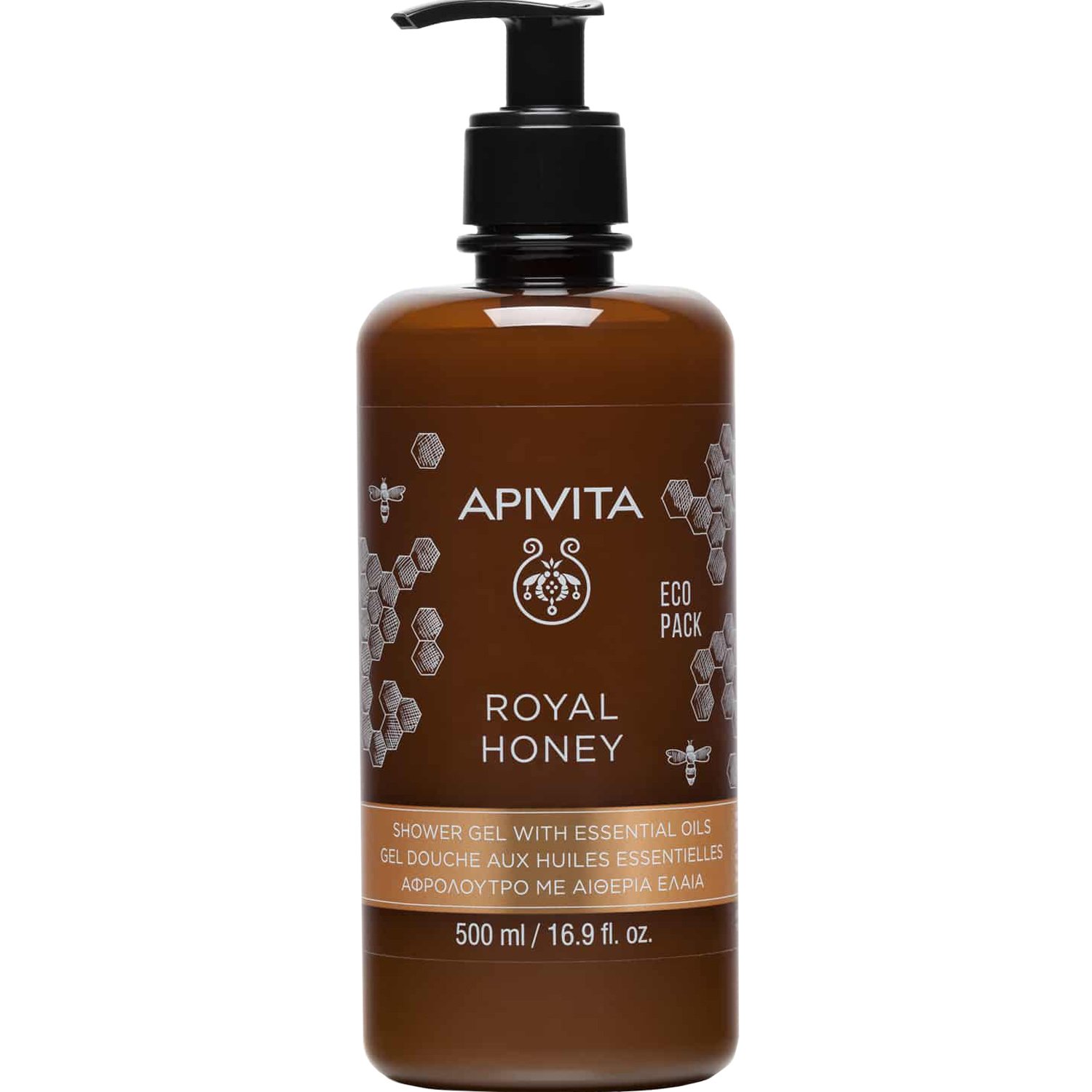 Apivita Apivita Royal Honey Shower Gel with Essential Oils Ενυδατικό Αφρόλουτρο με Αιθέρια Έλαια 500ml
