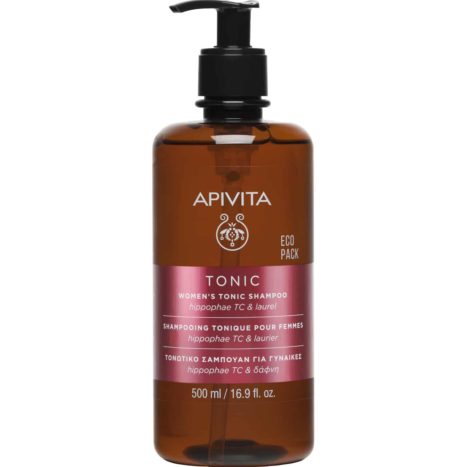 Apivita Apivita Women's Tonic Shampoo with Hippophae TC & Laurel Τονωτικό Σαμπουάν Κατά της Τριχόπτωσης για Γυναίκες με Ιπποφαές & Δάφνη 500ml