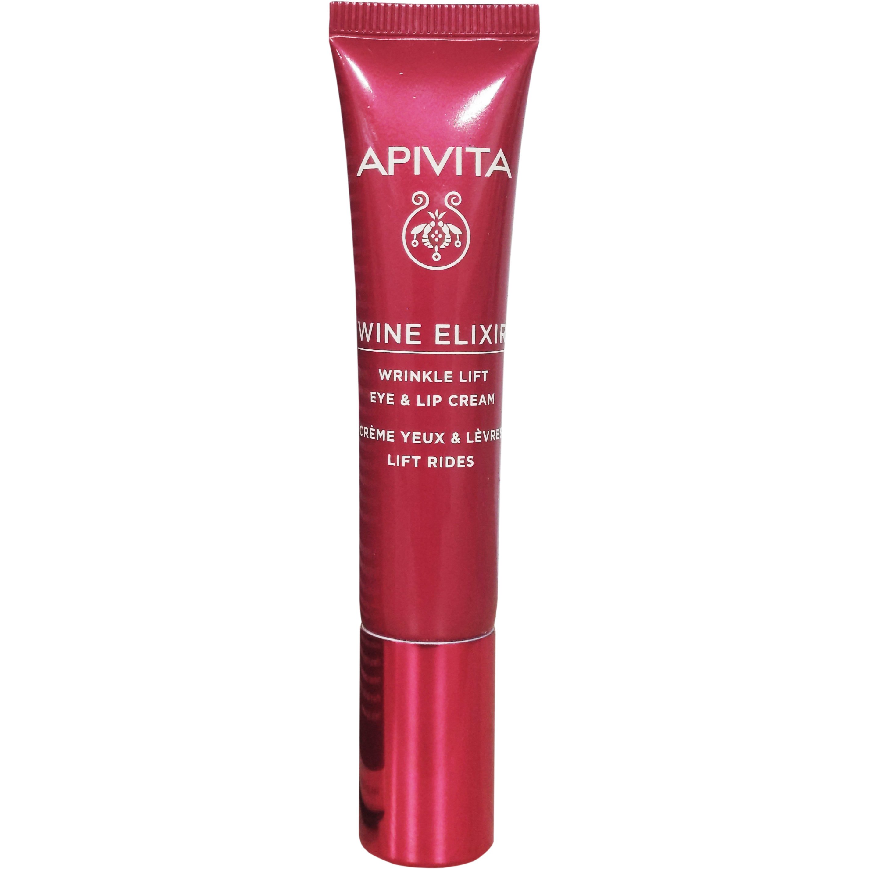Apivita Wine Elixir Wrinkle Lift Eye & Lip Cream Αντιρυτιδική Κρέμα Lifting για Μάτια & Χείλη 15ml