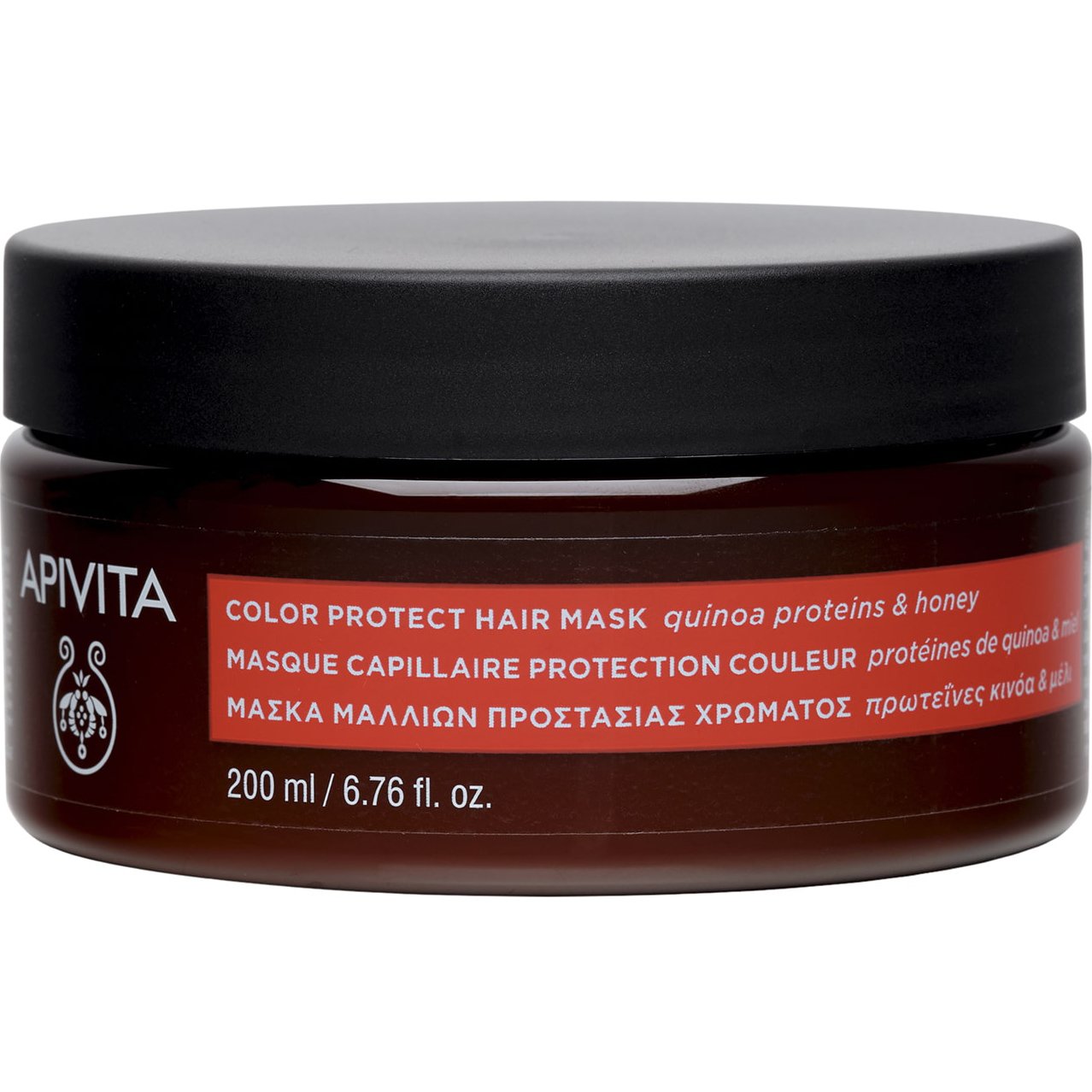 Apivita Color Protect Hair Mask Μάσκα Μαλλιών Προστασίας Χρώματος με Πρωτεΐνες Κινόα & Μέλι 200ml