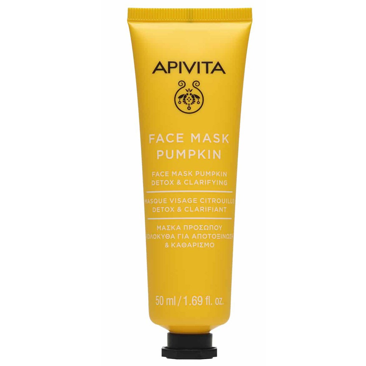 Apivita Face Mask Pumpkin Μάσκα Προσώπου με Κολοκύθα για Αποτοξίνωση & Καθαρισμό της Επιδερμίδας 50ml