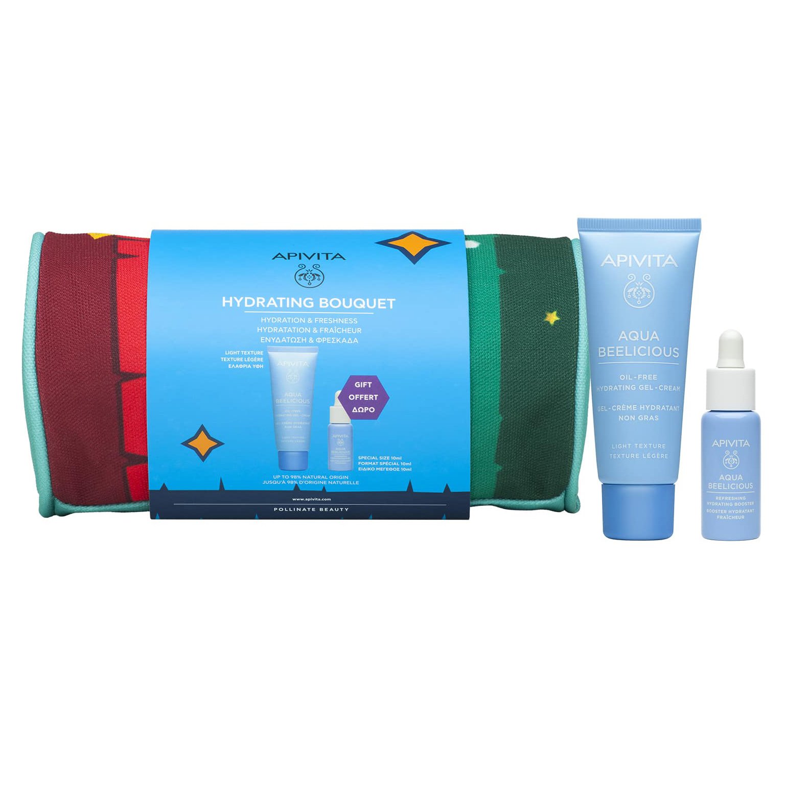 Apivita Hydrating Bouquet Aqua Beelicious Oil-Free Hydrating Gel-Cream 40ml & Δώρο Refreshing Hydrating Booster 10ml