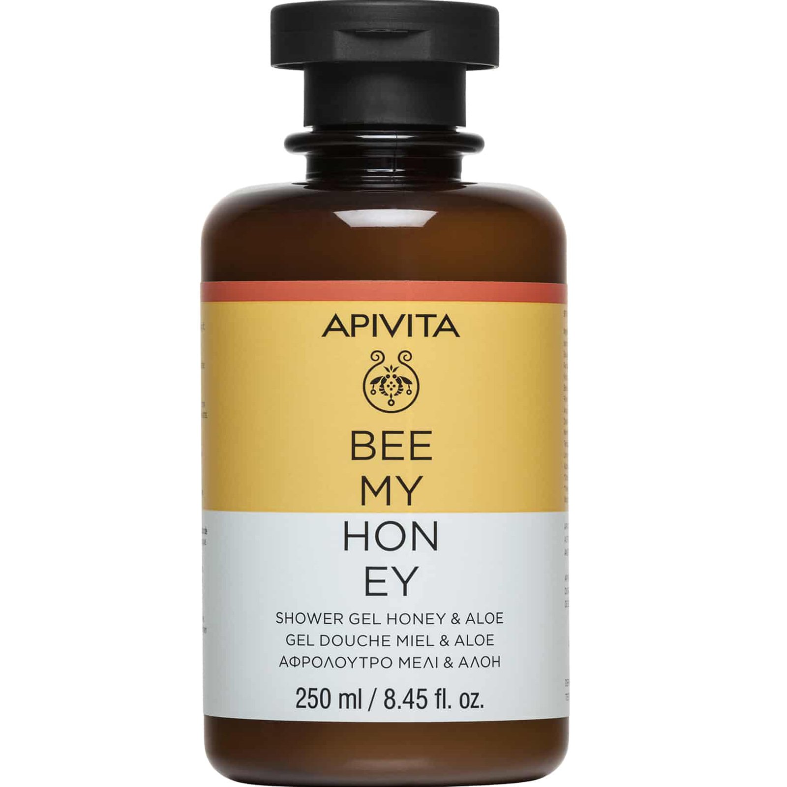 Apivita Apivita Bee my Honey Shower Gel with Honey & Aloe Αφρόλουτρο με Μέλι & Αλόη για Απαλό Καθαρισμό της Επιδερμίδας Χωρίς να την Αφυδατώνει 250ml