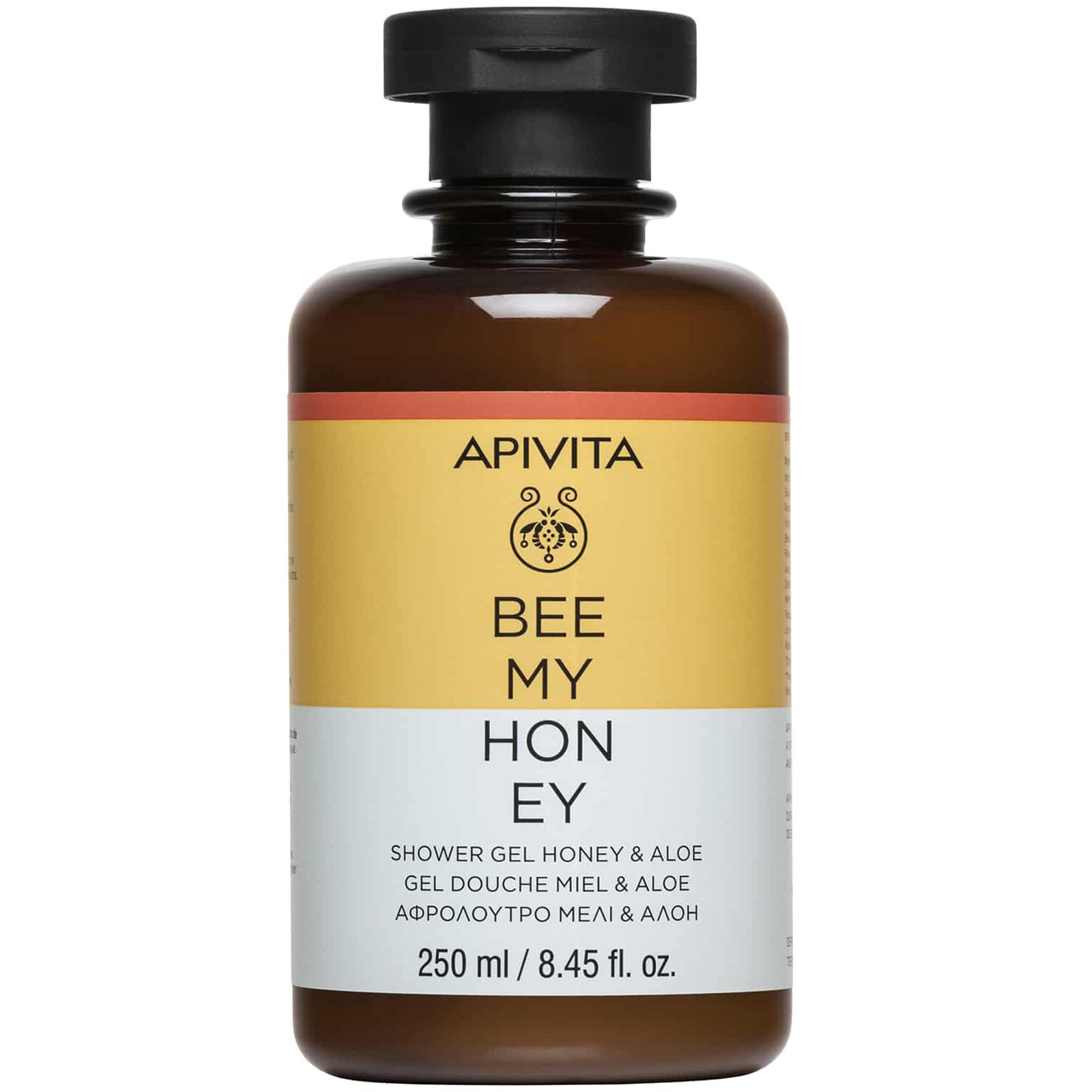 Apivita Apivita Bee my Honey Shower Gel with Honey & Aloe Αφρόλουτρο με Μέλι & Αλόη για Απαλό Καθαρισμό της Επιδερμίδας Χωρίς να την Αφυδατώνει 250ml