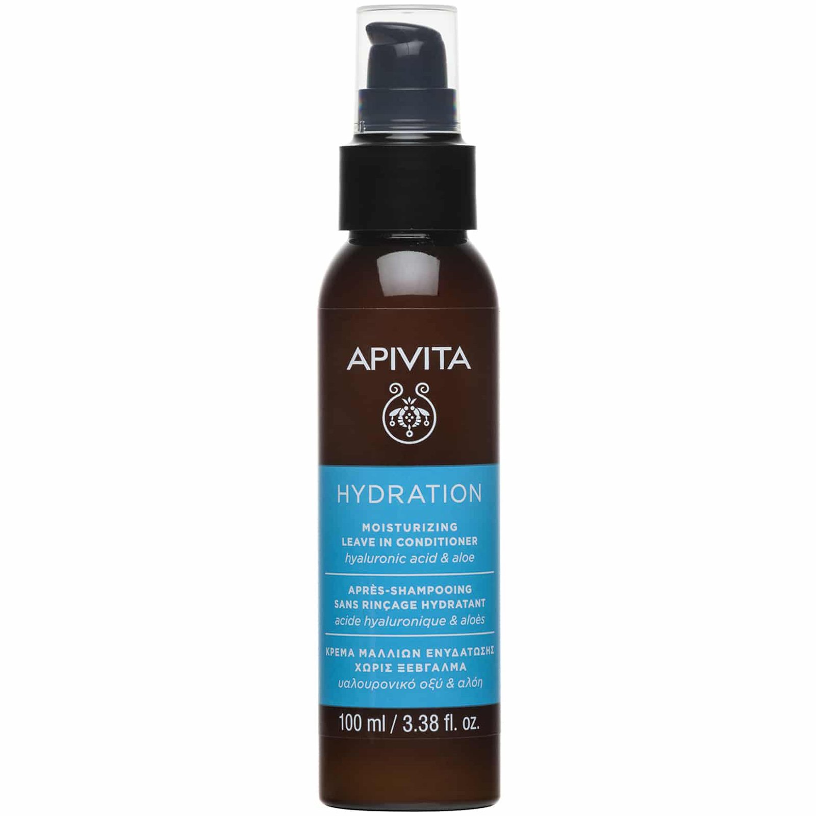 Apivita Hydration Moisturizing Leave-in Conditioner Κρέμα Μαλλιών Ενυδάτωσης Χωρίς Ξέβγαλμα 100ml