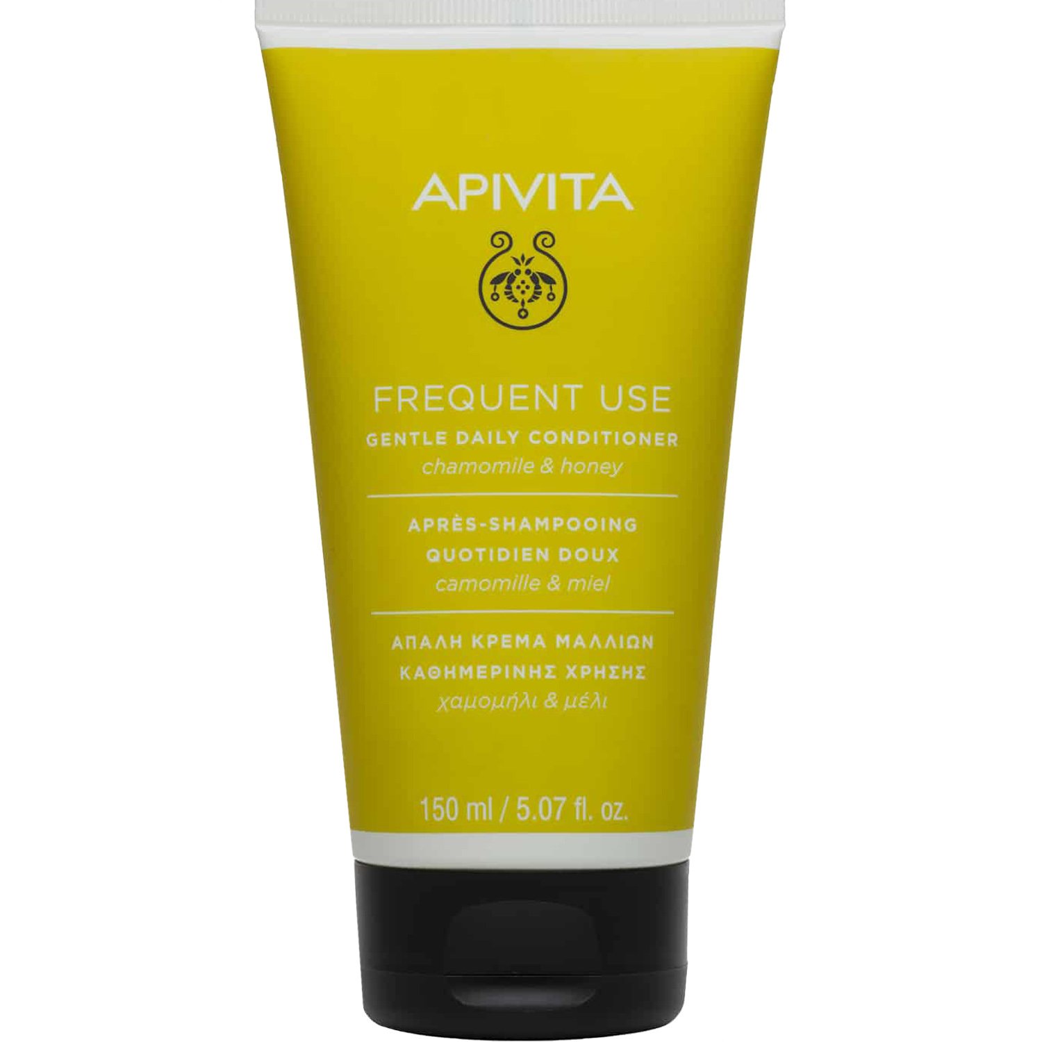 Apivita Apivita Frequent Use Gentle Daily Conditioner Μαλακτική Κρέμα Μαλλιών Καθημερινής Χρήσης με Χαμομήλι & Μέλι 150ml