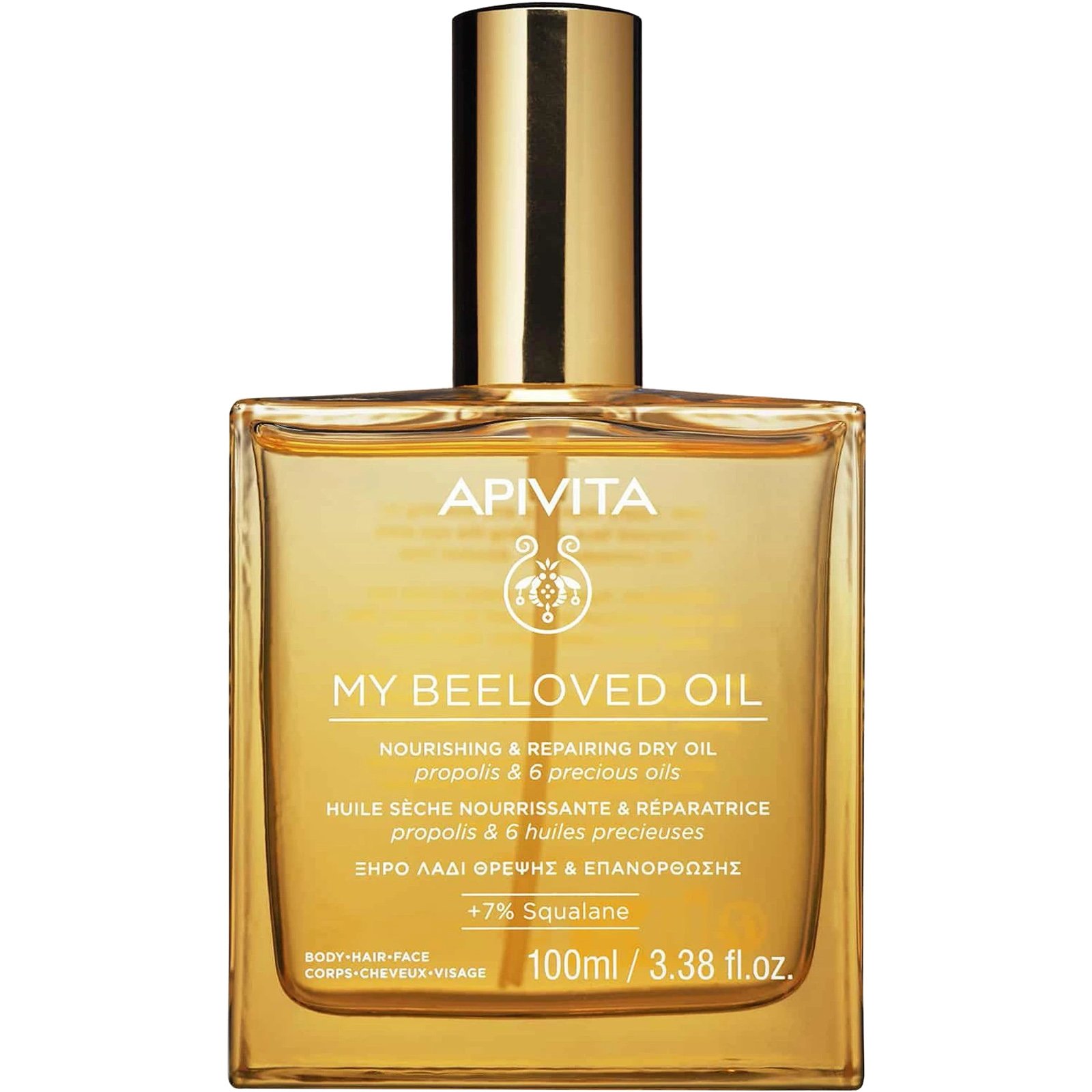 Apivita Apivita My Beeloved Oil Nourishing & Repairing Dry Oil Ξηρό Λάδι Θρέψης & Επανόρθωσης με Πρόπολη & 6 Πολύτιμα Έλαια 100ml