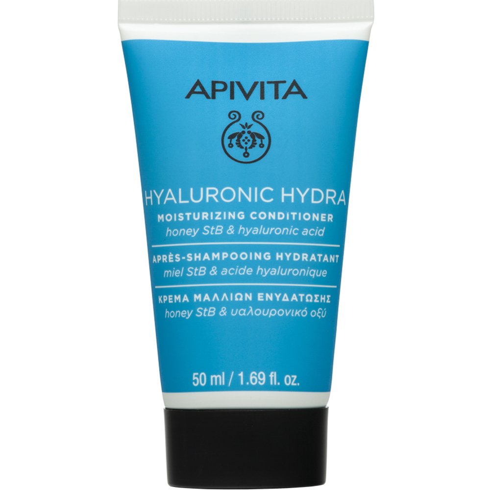 Apivita Apivita Hyaluronic Hydra Moisturizing Conditioner with Hyaluronic Acid & Honey StB Κρέμα Μαλλιών Ενυδάτωσης με Υαλουρονικό Οξύ & Μέλι Travel Size 50ml