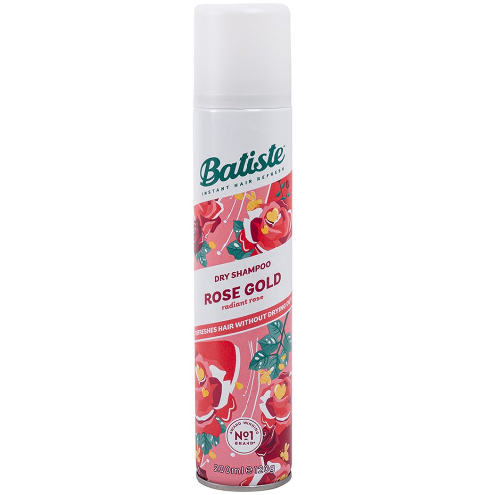 Batiste Rose Gold Dry Shampoo Hair Ξηρό Σαμπουάν με Νότες από Άρωμα Τριαντάφυλλο 200ml