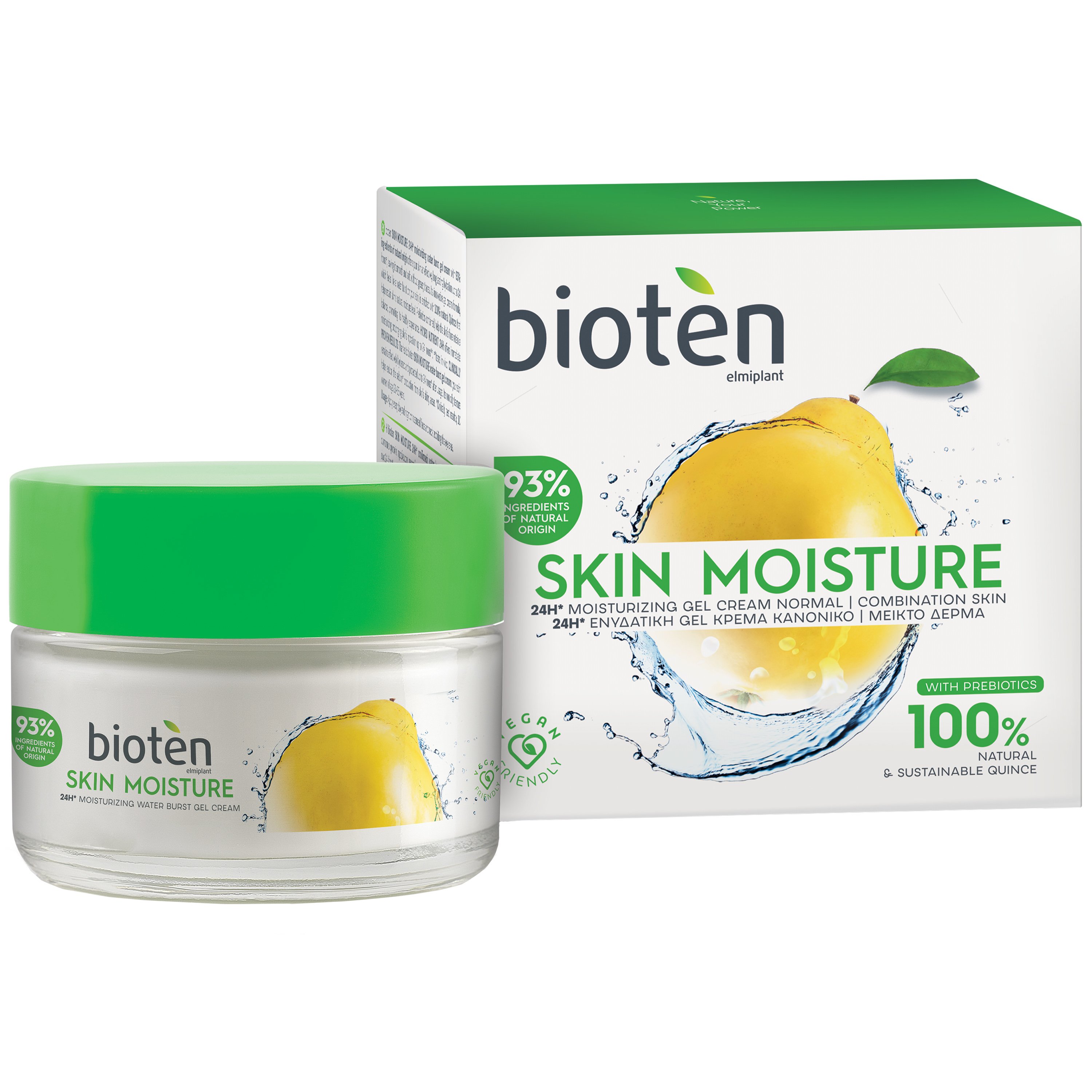 Bioten Skin Moisture Moisturising Gel Cream for Normal & Combination Skin Ενυδατική Κρέμα Gel Προσώπου με Κυδώνι για Κανονικό & Μεικτό Δέρμα 50ml