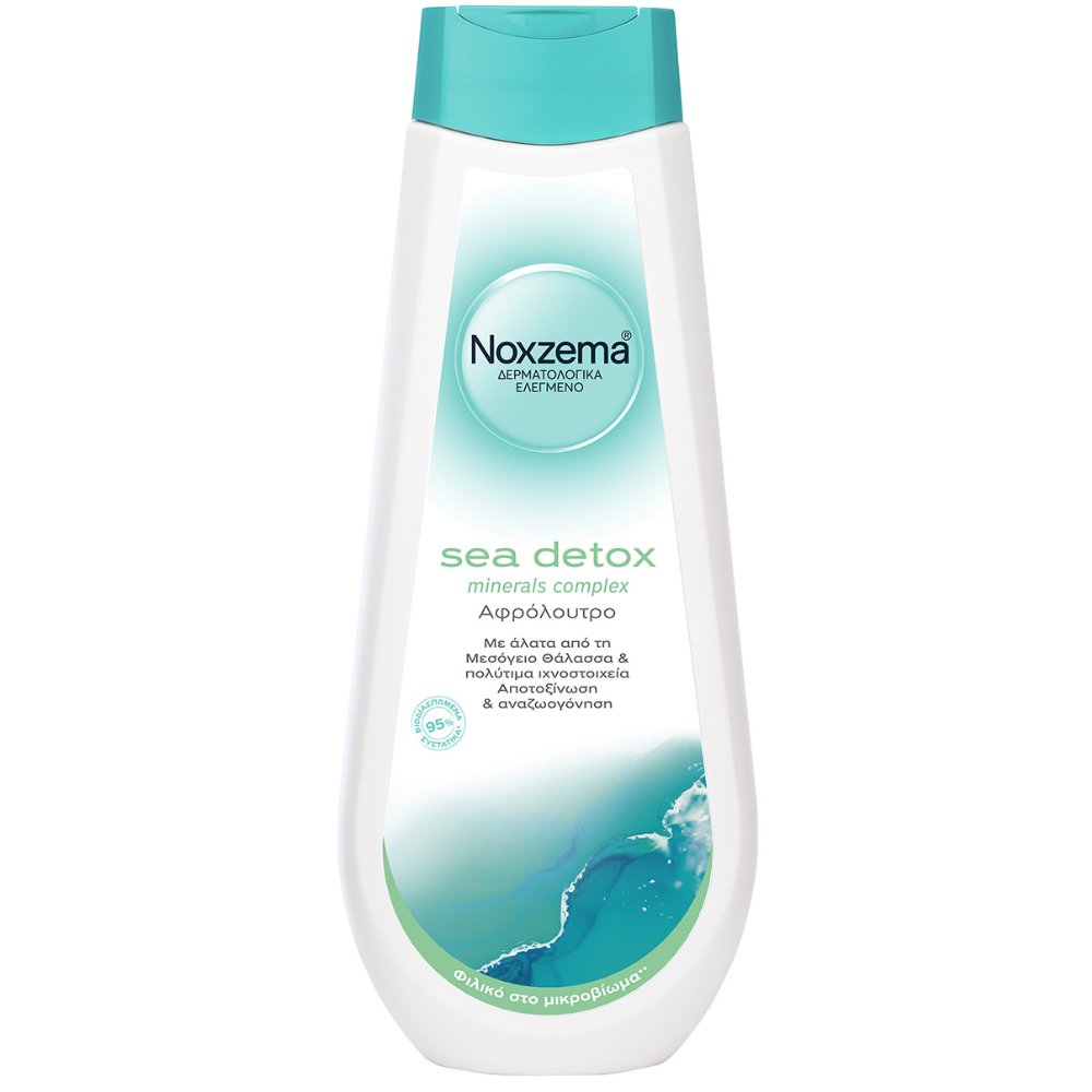 Noxzema Noxzema Minerals Complex Sea Detox Shower Gel Ενυδατικό Αφρόλουτρο με Άλατα απο τη Μεσόγειο Θάλασσα & Πολύτιμα Ιχνοστοιχεία για Αποτοξίνωση & Αναζωογόνηση 750ml