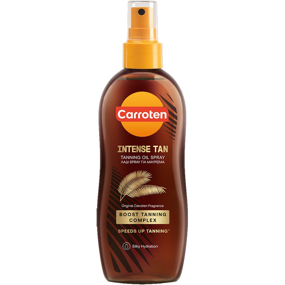 Carroten Carroten Intense Tan Tanning Oil Spray Λάδι για Ενίσχυση του Φυσικού Μαυρίσματος με Βιταμίνη Ε & Β-Καροτένιο 150ml