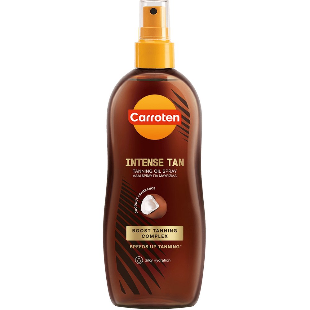 Carroten Carroten Intense Tan Oil Spray Λάδι σε Spray για Έντονο Μαύρισμα με Άρωμα Καρύδα 200ml