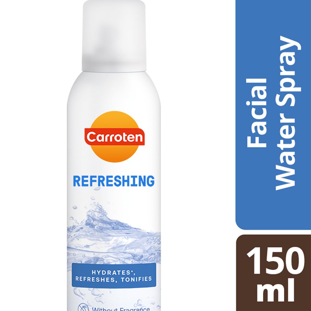 Carroten Carroten Refreshing Natural Spring Facial Water Spray Δροσιστικό Νερό Πηγής σε Μορφή Spray Χωρίς Άρωμα για Ενυδάτωση & Τόνωση του Προσώπου 150ml
