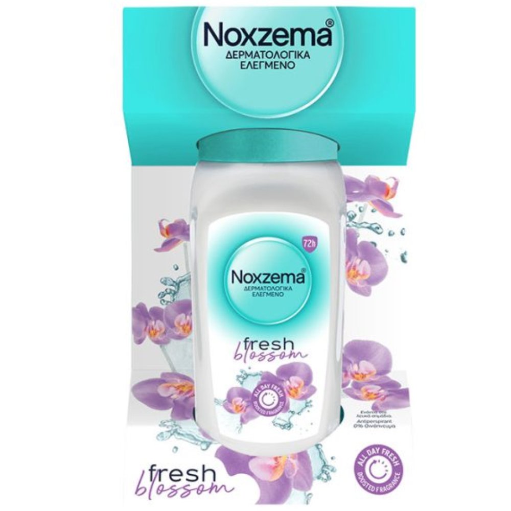 Noxzema Noxzema Fresh Blossom Antiperspirant Deodorant Roll-On Γυναικείο Αποσμητικό με Άρωμα Λουλουδιών για 72ωρη Προστασία Από τον Ιδρώτα και την Κακοσμία 50ml