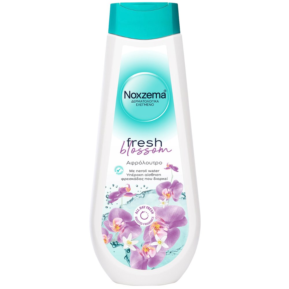 Noxzema Fresh Blossom Shower Gel Ενυδατικό Αφρόλουτρο με Άρωμα Λουλόυδιών για Υπέροχη Αίσθηση Φρεσκάδας που Διαρκεί 750ml