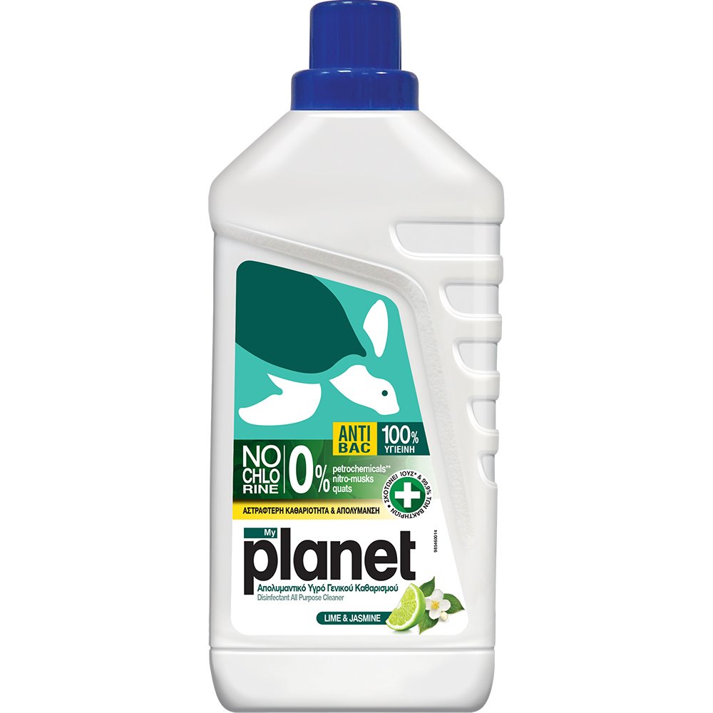 MyPlanet MyPlanet Antibacterial All Purpose Cleaner Lime & Jasmine Αντιβακτηριδιακό Καθαριστικό Γενικής Χρήσης Χωρίς Χλώριο με Άρωμα Lime & Γιασεμί 1000ml