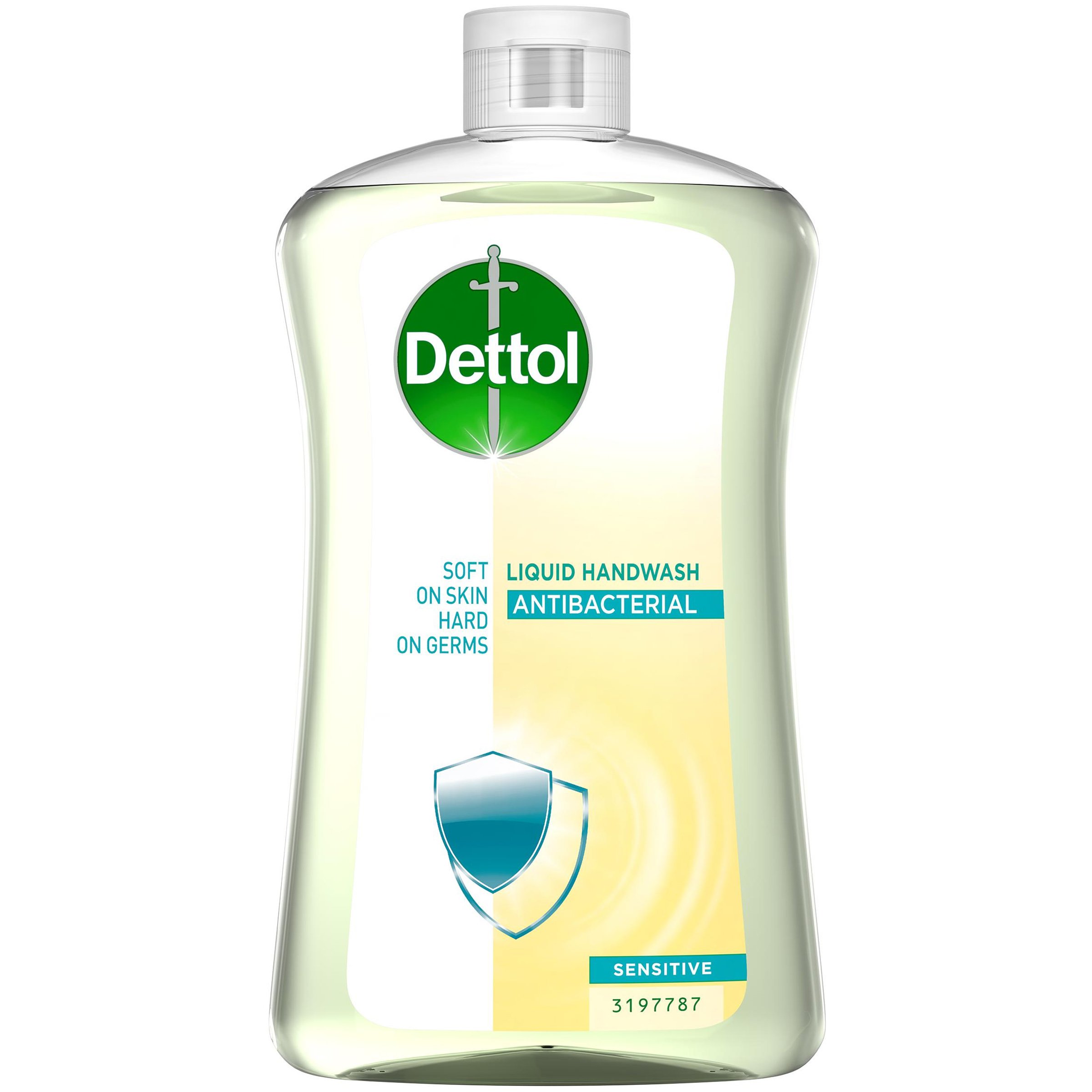 Dettol Liquid Soap Sensitive Refill Ανταλλακτικό Αντιβακτηριδιακό Υγρό Κρεμοσάπουνο Χεριών για Ευαίσθητες Επιδερμίδες 750ml