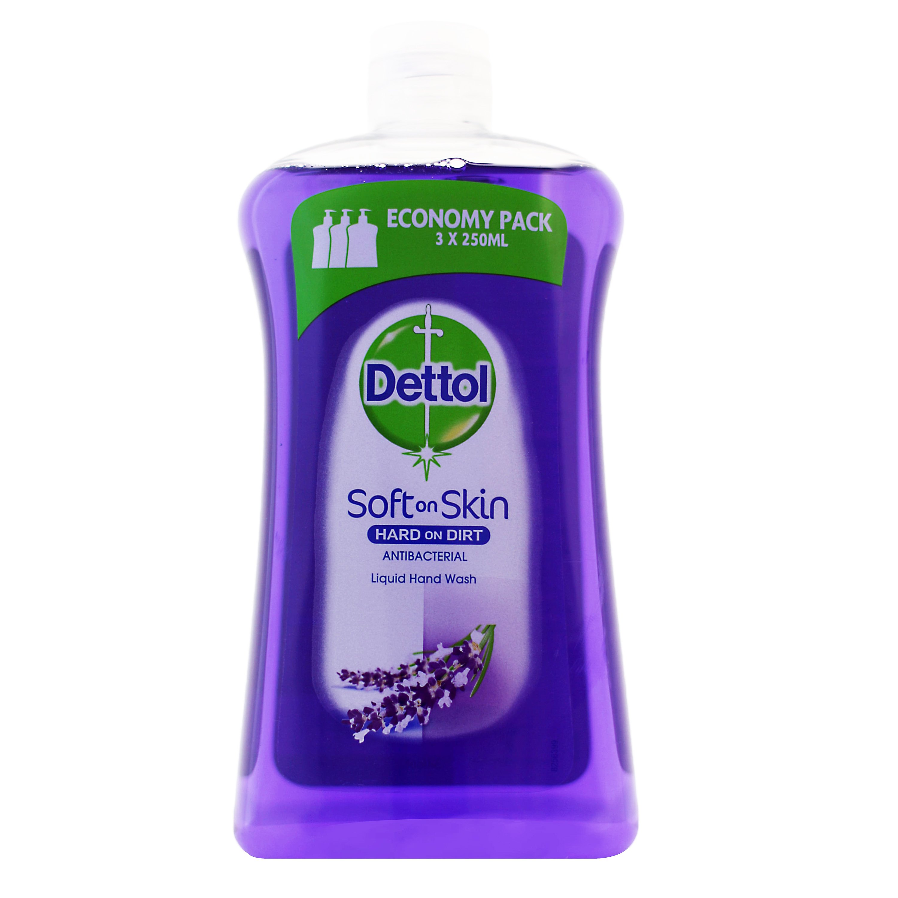 Dettol Liquid Soap Laventer Reffil Ανταλλακτικό Αντιβακτηριδιακό Υγρό Κρεμοσάπουνο Χεριών με Λεβάντα 750ml