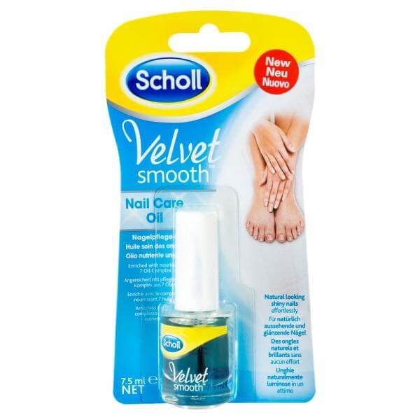 Dr Scholl Velvet Smooth Nail Care Oil Θρεπτικό Λάδι Περιποίησης Νυχιών 7.5 ml