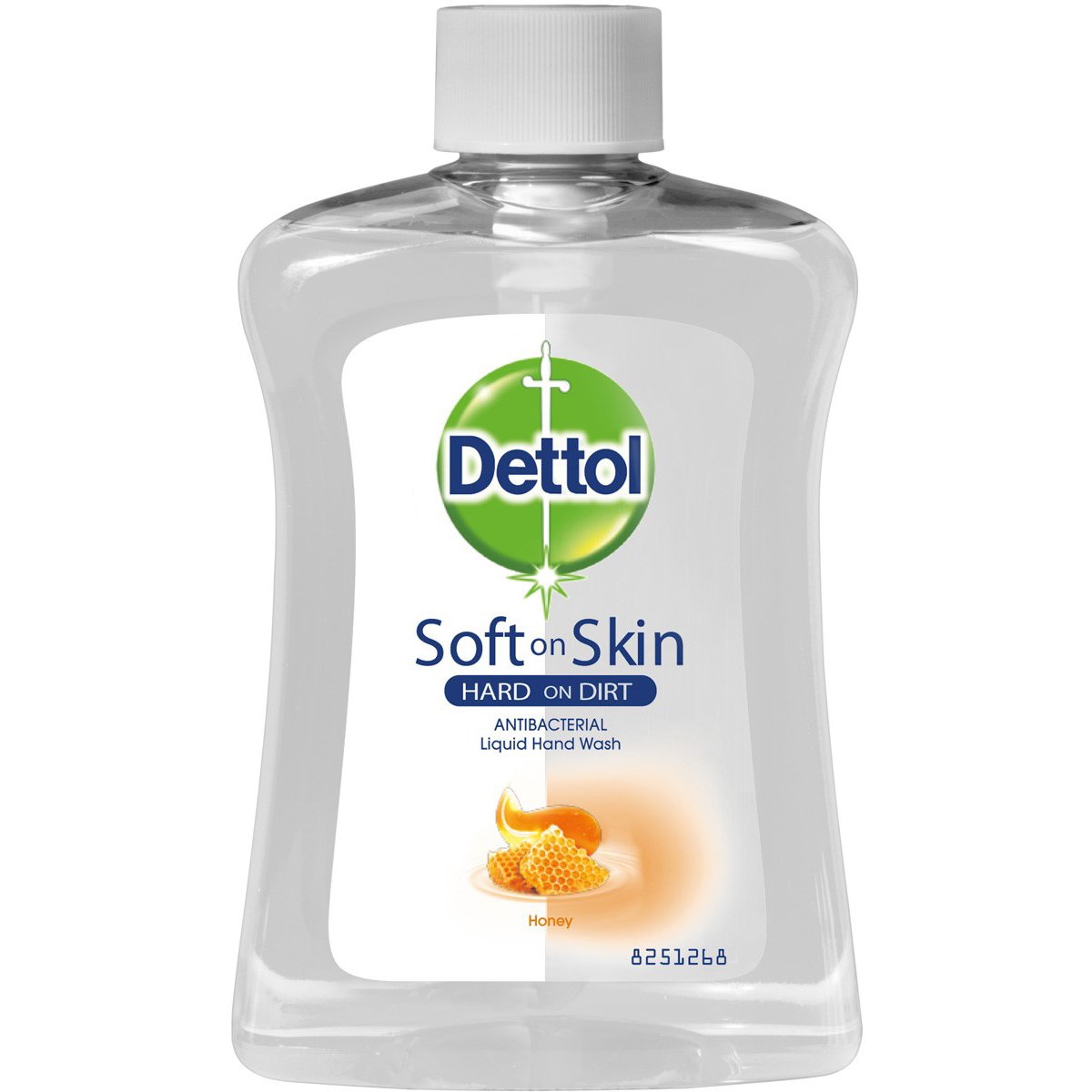 Dettol Ανταλλακτικό Αντιβακτηριδιακό Υγρό Κρεμοσάπουνο με Μέλι 250ml