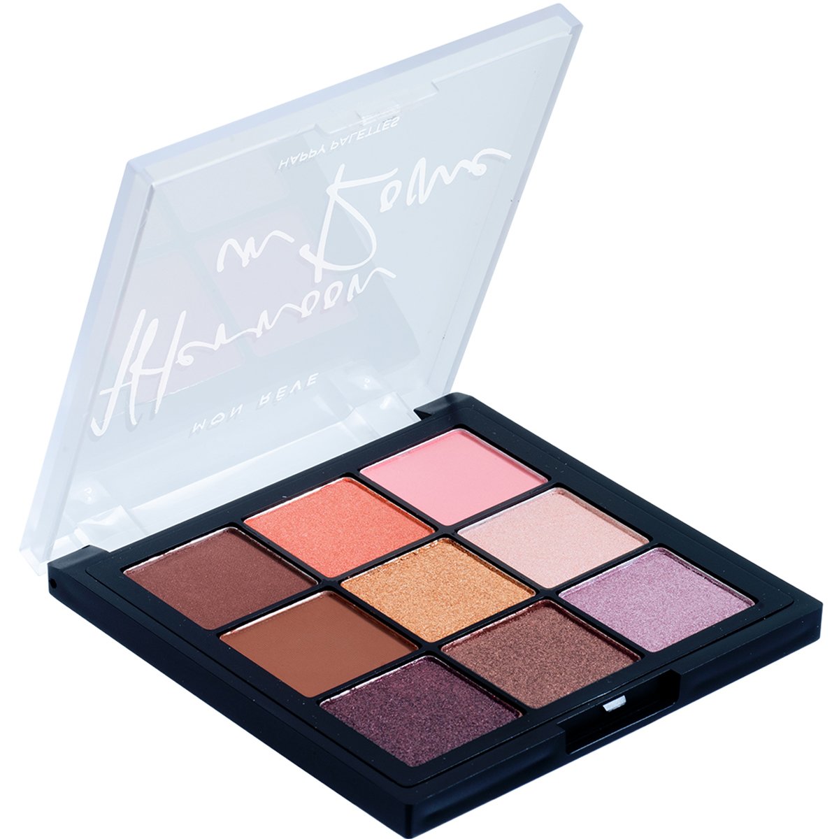 Mon Reve Mon Reve Happy Palettes Υψηλής Απόδοσης Παλέτα Πλούσιων Σκιών Μακράς Διάρκειας σε Γήινες, Ματ & Σατινέ Υφές 1 Τεμάχιο - 03 Afternoon in Rome