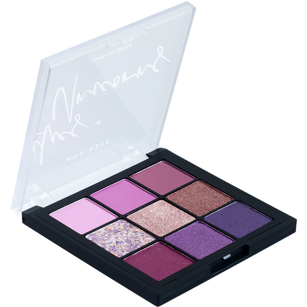 Mon Reve Mon Reve Happy Palettes Υψηλής Απόδοσης Παλέτα Πλούσιων Σκιών Μακράς Διάρκειας σε Ματ, Μεταλλικές & Glitter Υφές 1 Τεμάχιο - 04 Lilies + Unicorns