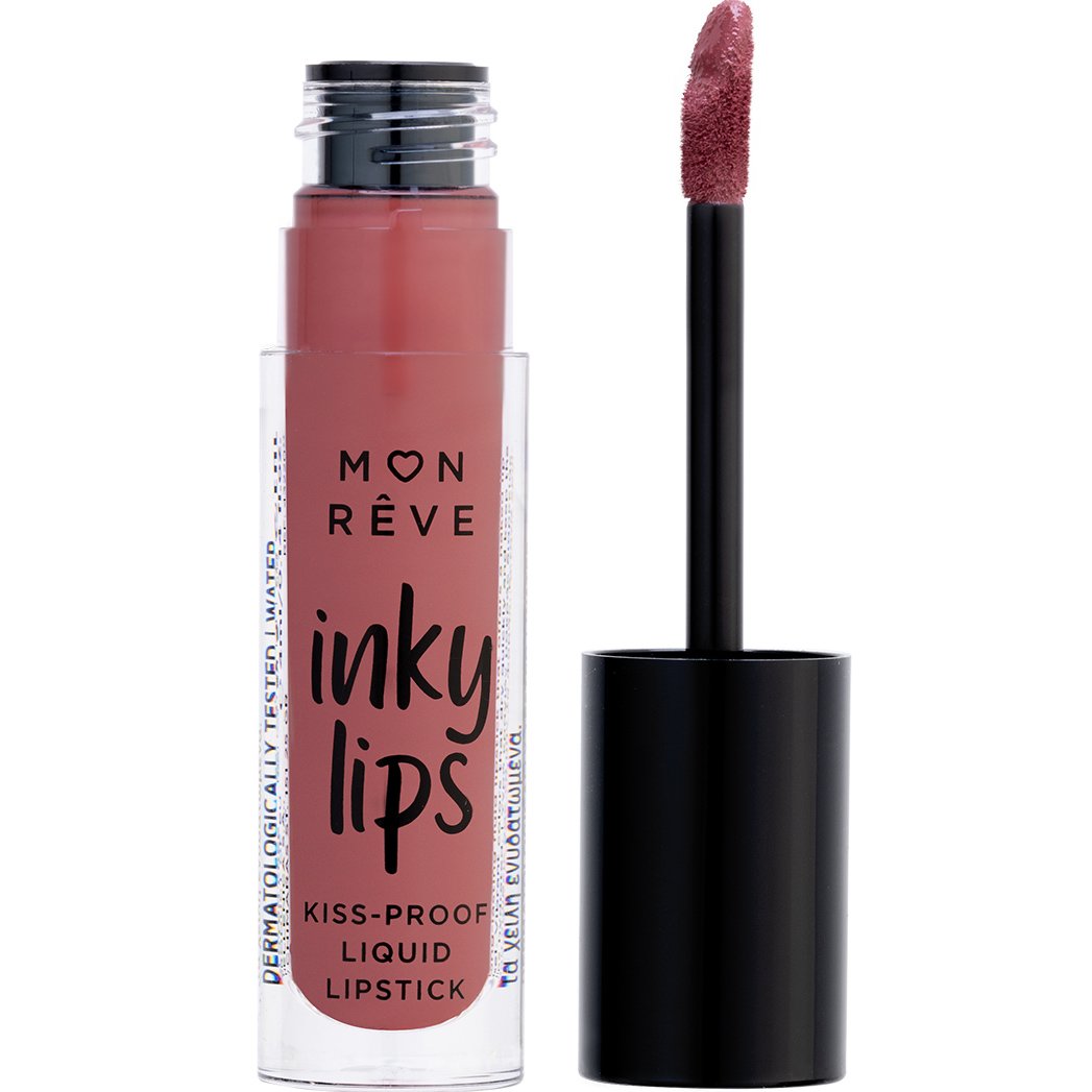 Mon Reve Inky Lips Kiss-Proof Liquid Matte Lipstick Εξαιρετικά Σταθερό Υγρό Ματ Κραγιόν 4ml - 03