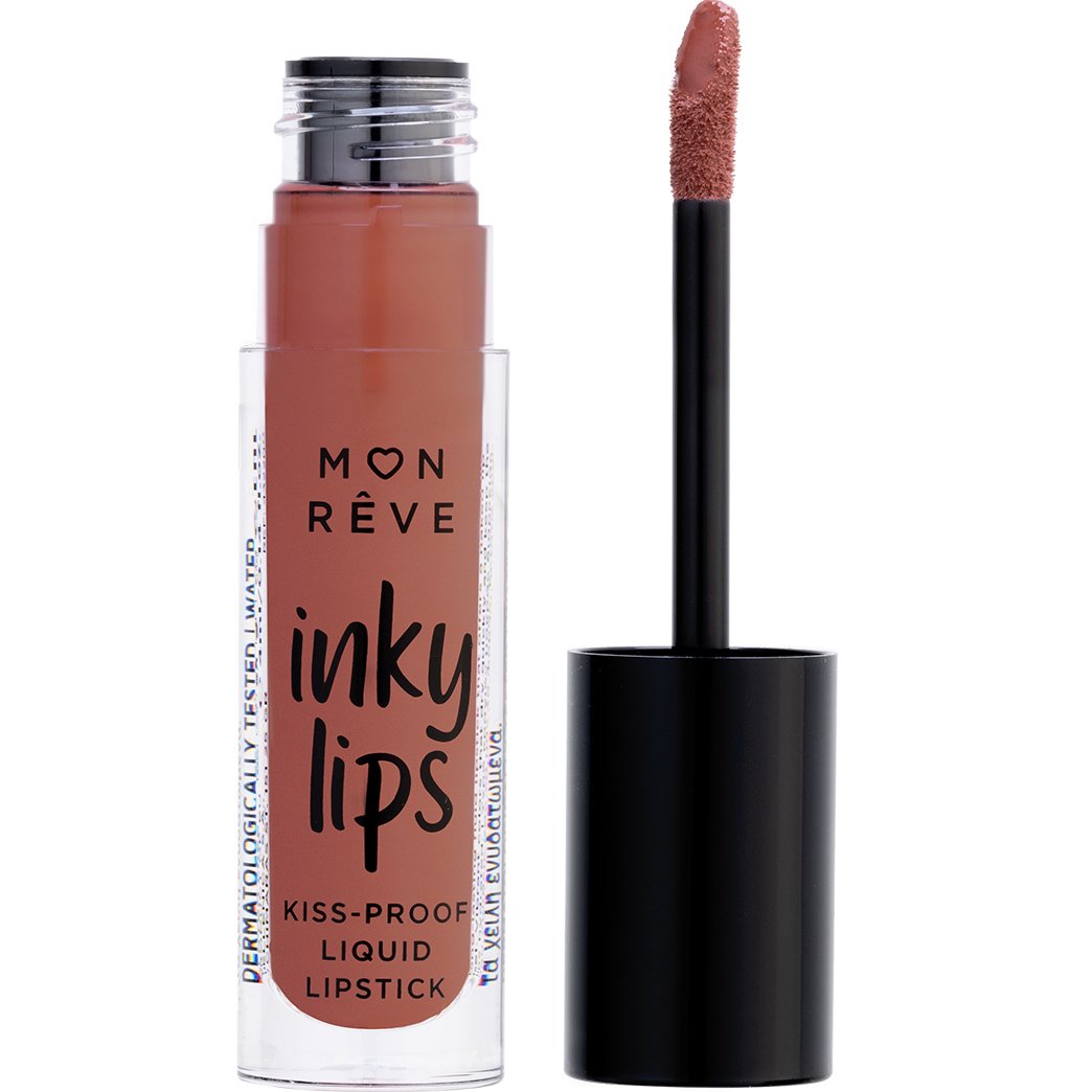 Mon Reve Inky Lips Kiss-Proof Liquid Matte Lipstick Εξαιρετικά Σταθερό Υγρό Ματ Κραγιόν 4ml - 04