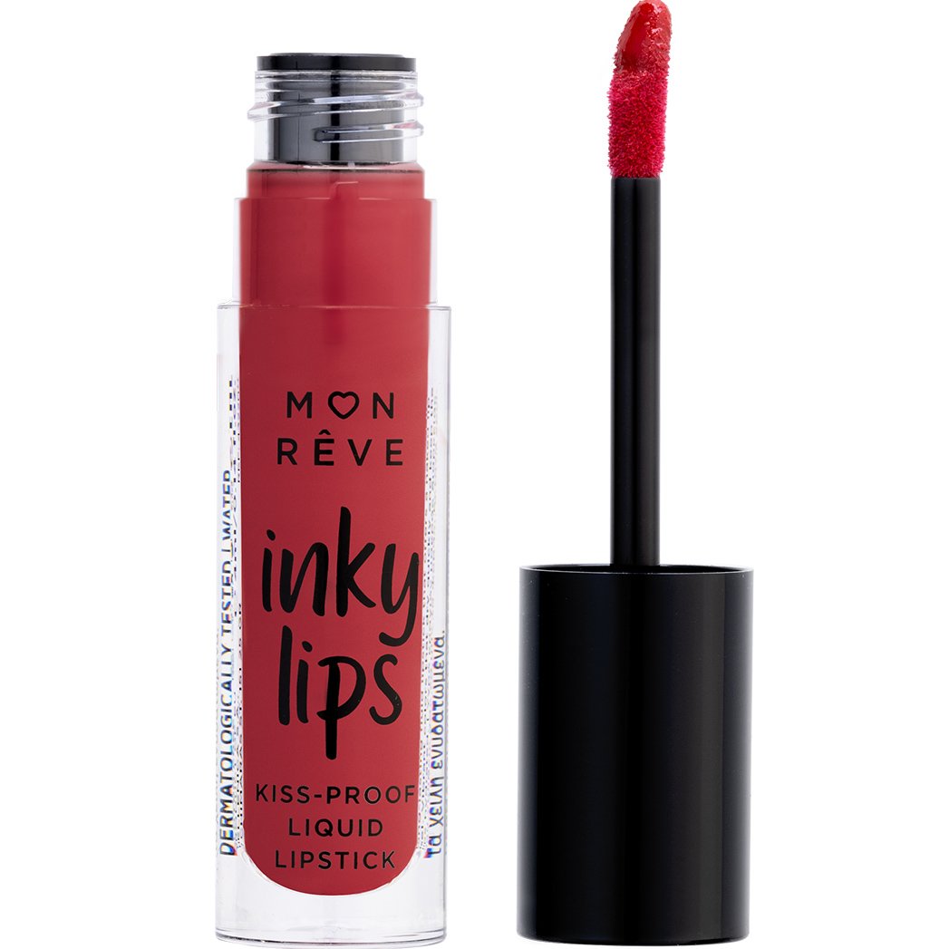 Mon Reve Inky Lips Kiss-Proof Liquid Matte Lipstick Εξαιρετικά Σταθερό Υγρό Ματ Κραγιόν 4ml - 09