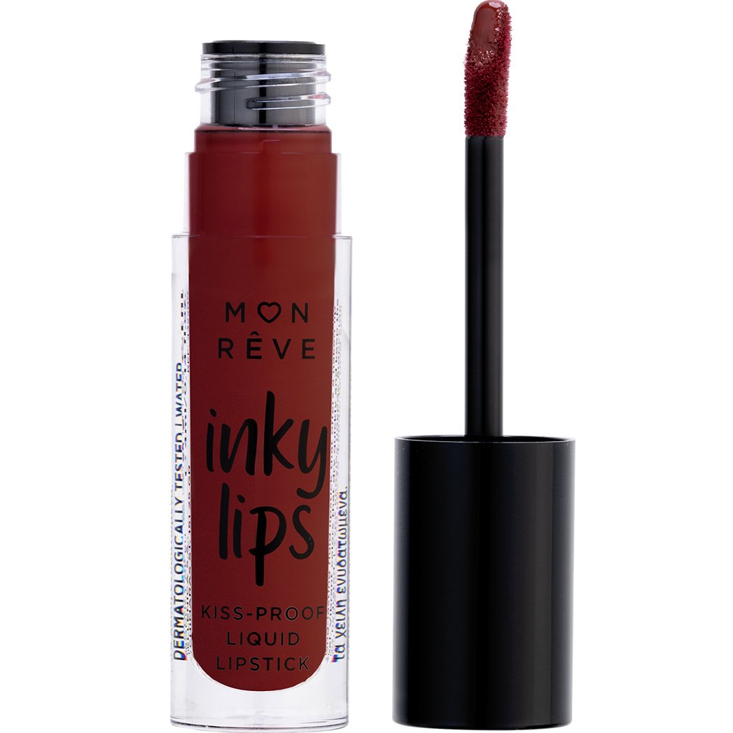 Mon Reve Inky Lips Kiss-Proof Liquid Matte Lipstick Εξαιρετικά Σταθερό Υγρό Ματ Κραγιόν 4ml - 10