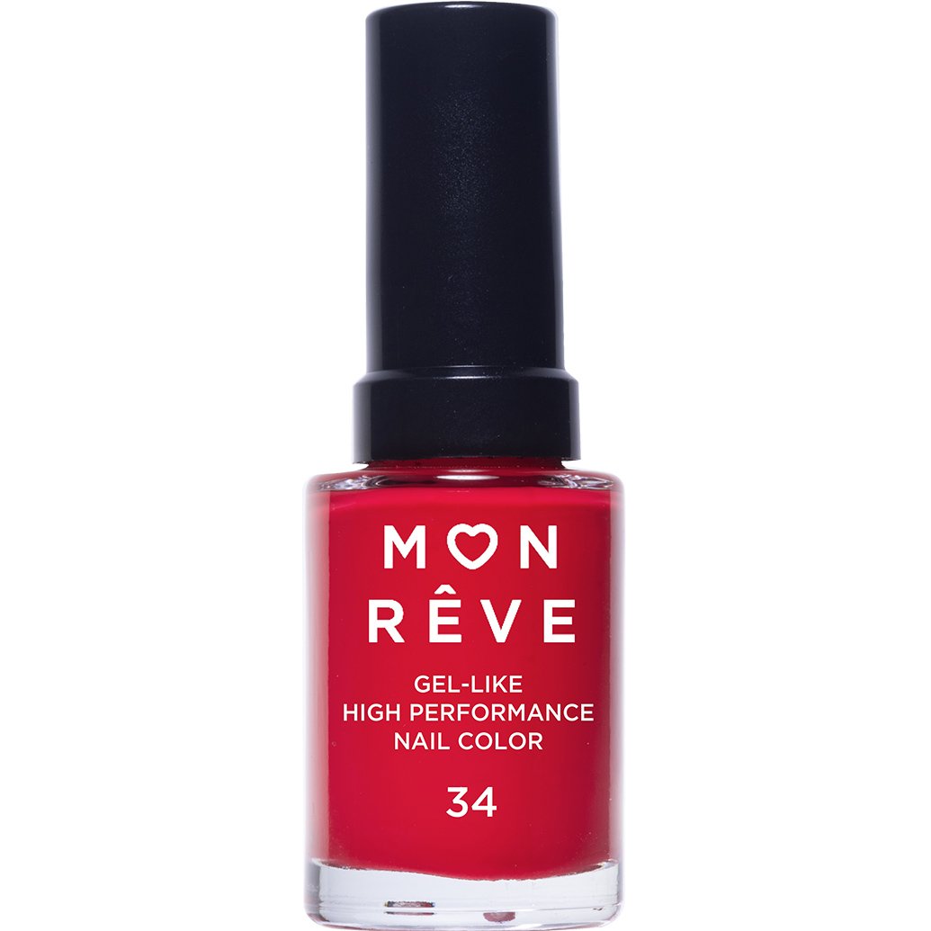 Mon Reve Gel-Like High Performance Nail Color Βερνίκι Νυχιών Υψηλής Απόδοσης 13ml - 34