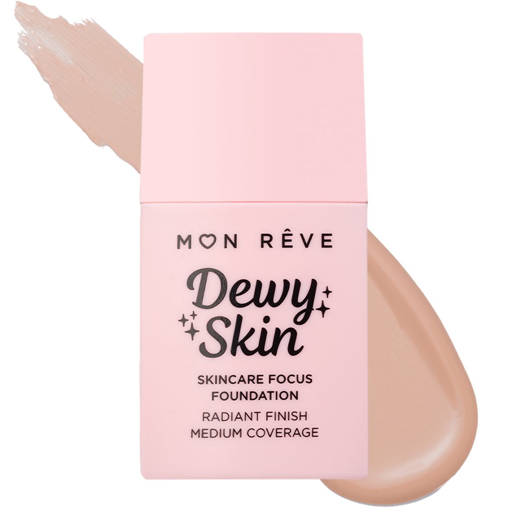 Mon Reve Dewy Skin Foundation Μεσαίας Κάλυψης για Λαμπερό Τελείωμα 30ml - 11C