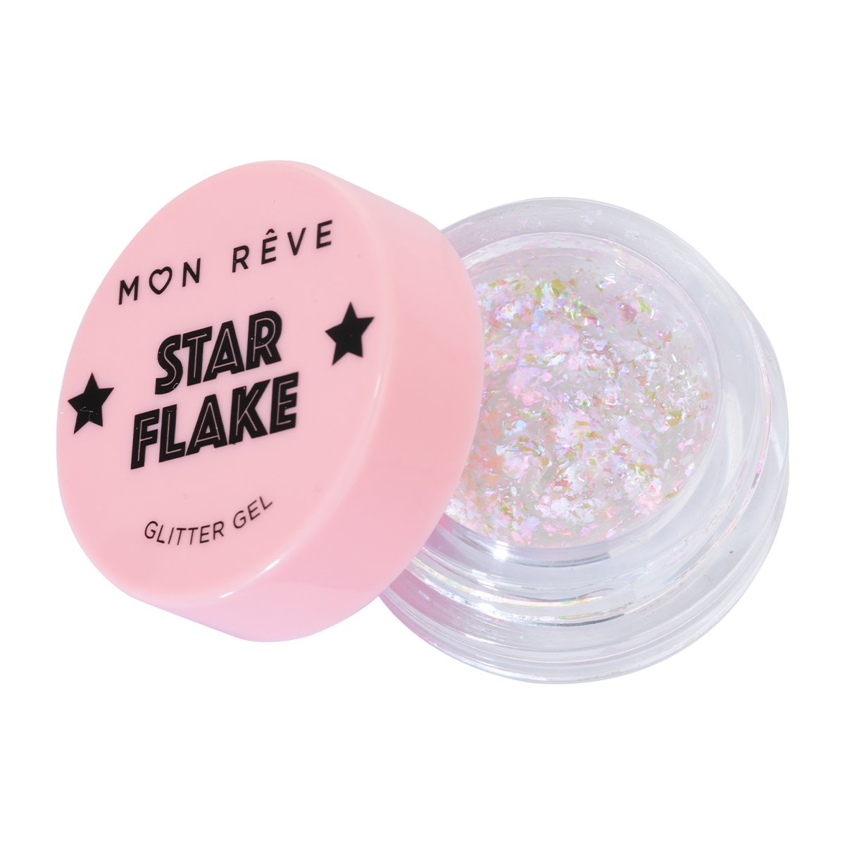 Mon Reve Starflake Glitter Gel Γέλη Glitter Πολλαπλών Χρήσεων για Έντονη Λάμψη 4g - 01 Mermaid