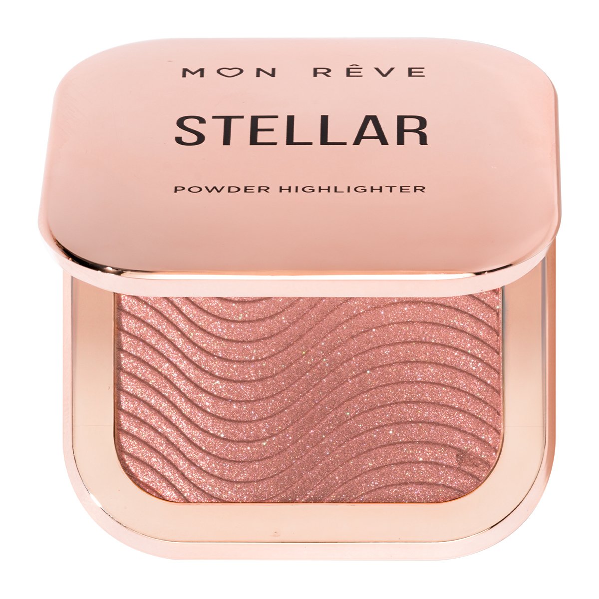 Mon Reve Stellar Powder Highlighter σε Μορφή Πούδρας για Άμεση Λάμψη 4g - 04 Rose Gold