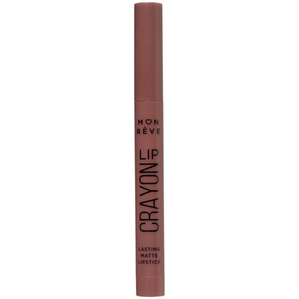 Mon Reve Mon Reve Lip Crayon Lasting Matte Lipstick Μακράς Διάρκειας Κραγιόν σε Μορφή Στυλό για Βελούδινο Μάτ Αποτέλεσμα 25g - 07 Milk Choco