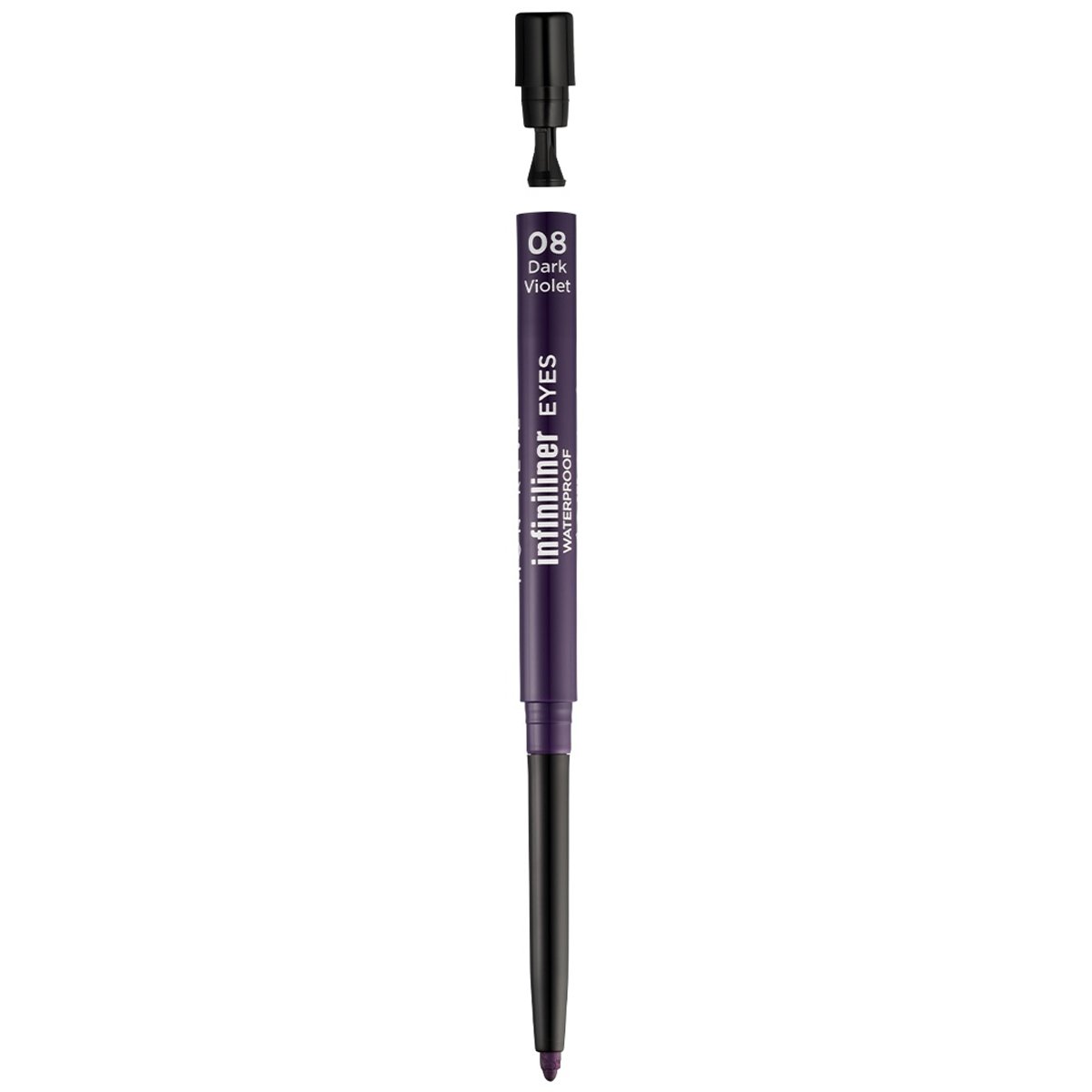 Mon Reve Infiniliner Eyes Waterproof Eye Gel Pencil Αδιάβροχο Μαλακό Κρεμώδες Μολύβι Ματιών Μακράς Διάρκειας 0.3g - 08 Dark Violet