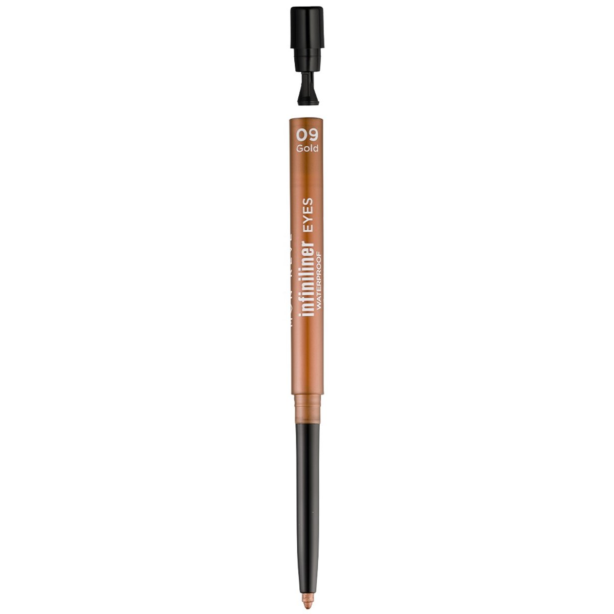 Mon Reve Mon Reve Infiniliner Eyes Waterproof Eye Gel Pencil Αδιάβροχο Μαλακό Κρεμώδες Μολύβι Ματιών Μακράς Διάρκειας 0.3g - 09 Gold