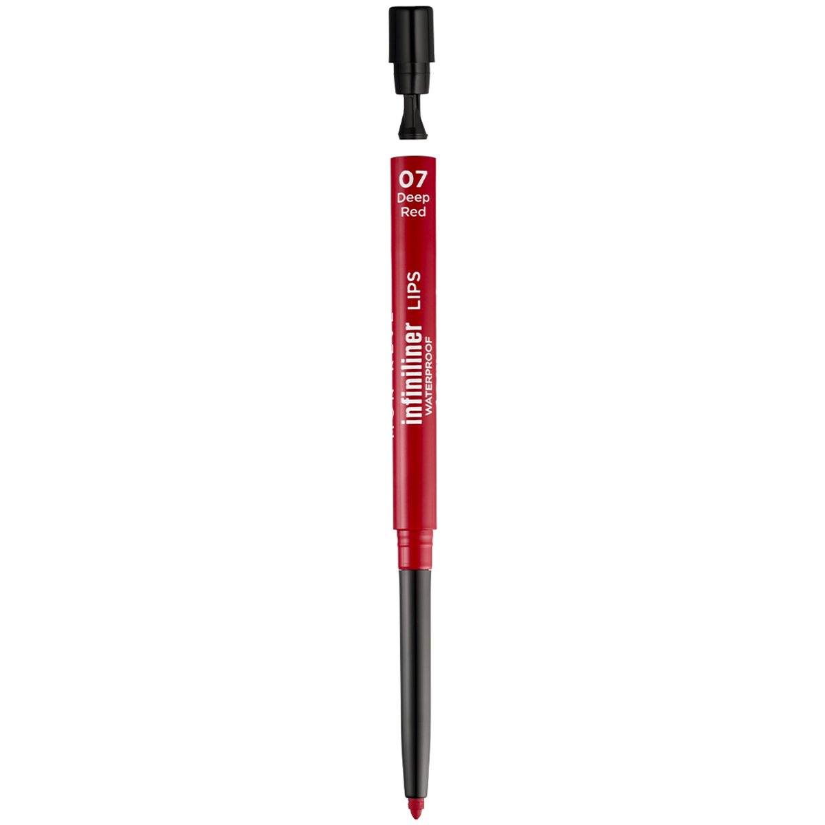 Mon Reve Mon Reve Infiniliner Lips Waterproof Gel Lip Pencil Αδιάβροχο Μαλακό Κρεμώδες Μολύβι Χειλιών Μακράς Διάρκειας 0.3g - 07 Deep Red