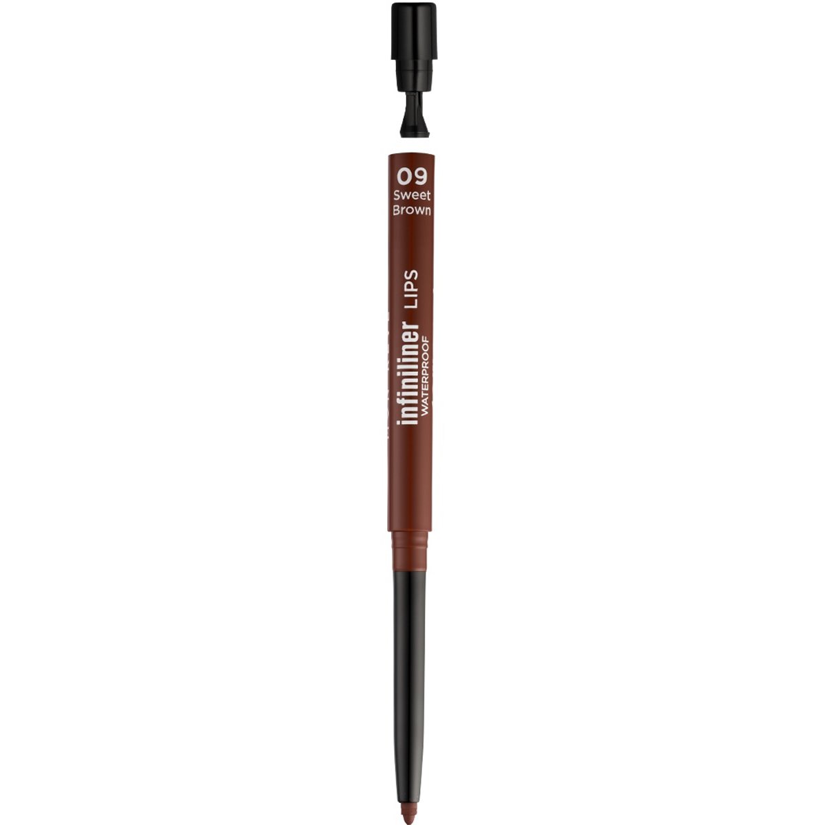 Mon Reve Mon Reve Infiniliner Lips Waterproof Gel Lip Pencil Αδιάβροχο Μαλακό Κρεμώδες Μολύβι Χειλιών Μακράς Διάρκειας 0.3g - 09 Sweet Brown