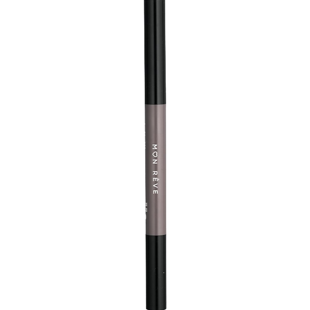 Mon Reve Infiniliner Brows Waterproof Αδιάβροχο Μολύβι Φρυδιών Μεγάλης Διάρκειας για Φυσικό Τελείωμα με Υφή Πούδρας 0,3g - 02 Light Brunette