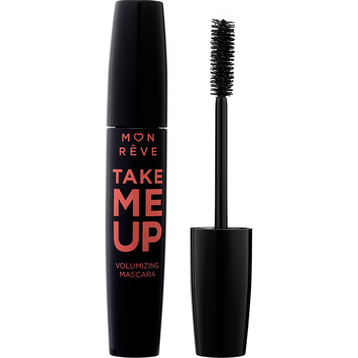 Mon Reve Take Me Up Mascara Μάσκαρα για Όγκο & Μήκος με Μία Μόνο Κίνηση 12ml - 01 Black
