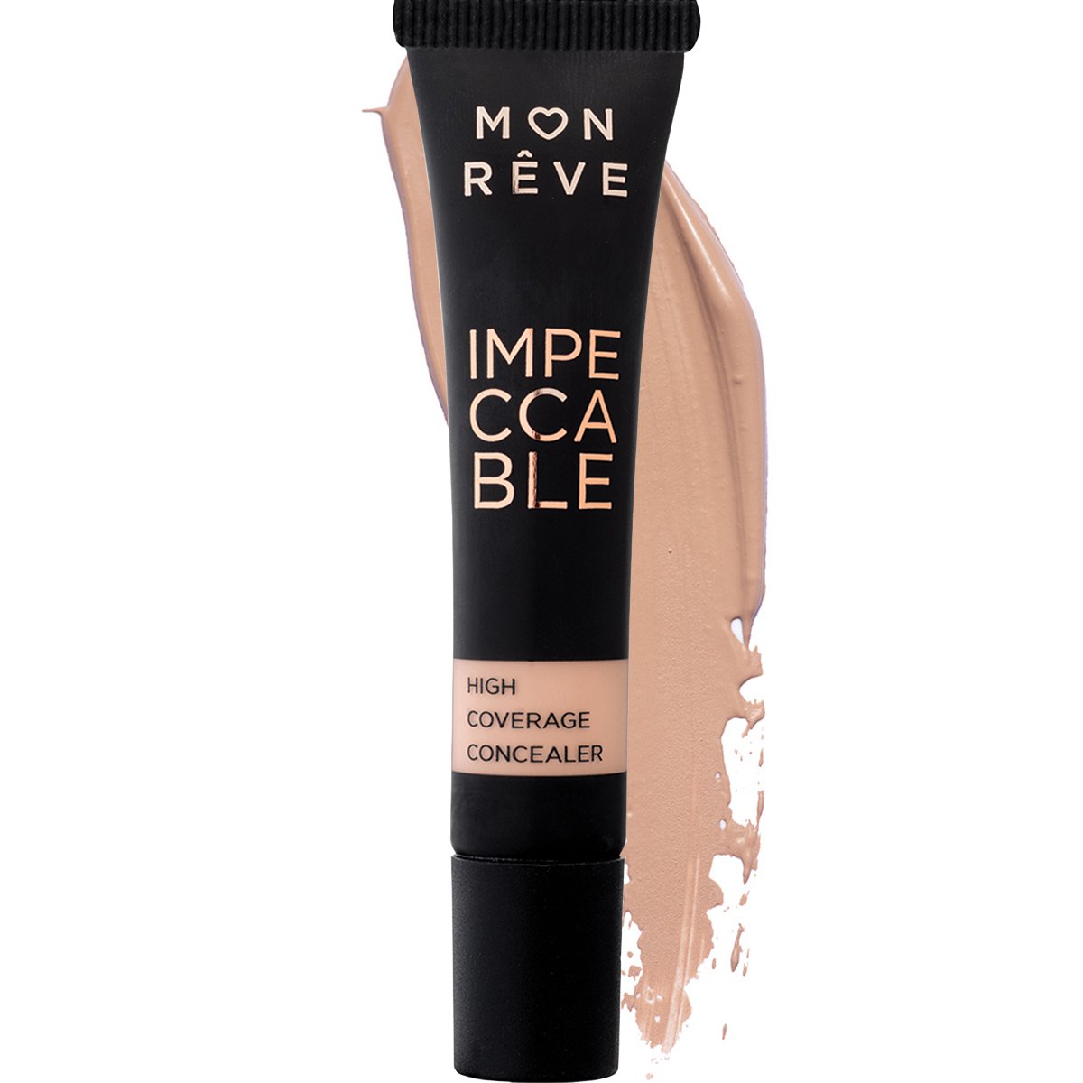 Mon Reve Impeccable High Coverage Concealer Υγρό Κονσίλερ Υψηλής Κάλυψης με Ματ Τελείωμα 8ml - No 106